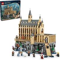 „LEGO“ „Haris Poteris“ Hogvartso pilis: Didžioji salė, žaislinis pilies rinkinys su 11 mini figūrėlių, „Haris Poteris“ kolekcinis daiktas, stebuklinga dovana berniukams, mergaitėms ar bet kuriam gerbėjui, „Haris Poteris“