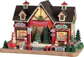 „Lemax“ 25865-UK „Caddington Village“ apšviestas pastatas: „Winterfest“ meno ir amatų paroda