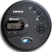 „Lenco“ nešiojamasis CD grotuvas „Walkman“ „Discman“ su ausinėmis ir „Micro USB“ įkrovimo kabeliu