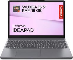 „Lenovo IdeaPad Slim 3“ nešiojamasis kompiuteris | 15,3 colių WUXGA ekranas | „AMD Ryzen 5 150“ | 512GB SSD | 16GB RAM | „AMD Radeon“ vaizdo plokštė | QWERTZ | „Windows 11“ | „Luna Grey“ | 3 mėnesių „Premium Care“ garantija