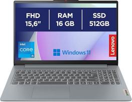 „Lenovo IdeaPad Slim 3“ nešiojamasis kompiuteris, 15,6 colių FHD (1920 x 1080), „Intel Core i5-13420H“, 16GB RAM, 512GB SSD, integruota „Intel“ grafika, „Wi-Fi 6“, „Bluetooth 5.2“, „Windows 11 Home“ – „Arctic Grey“