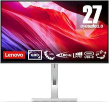 „Lenovo L27h-4A“ | Monitorius | 27 colių QHD | 100 Hz | IPS | USB-C jungtis su 75 W maitinimo funkcija