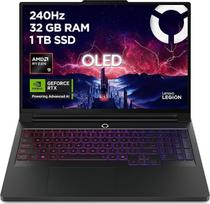 „Lenovo Legion Pro 7“ žaidimų kompiuteris su dirbtiniu intelektu | 16 colių WQXGA OLED ekranas, 240 Hz | „AMD Ryzen 9 9955HX“ | 32GB RAM | 1 TB SSD | „NVIDIA GeForce RTX 5070Ti“ | „Windows 11“ | QWERTZ | Juodas | 3 mėnesių „GamePass“ prenumerata