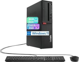 „Lenovo ThinkCentre M710s“ SFF stalinis kompiuteris, „Intel Core i3-6100“, 8GB RAM, 256GB SSD, „Wi-Fi“, „Bluetooth“, JAV QWERTY klaviatūra, „Windows 11 Pro“ (atnaujintas)