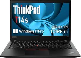 „Lenovo ThinkPad T14s Gen 1“ verslo nešiojamasis kompiuteris, 14 colių FHD (1920 x 1080), „Intel Core i5-10310U“, 16GB RAM, 256GB SSD, QWERTY klaviatūra, „Windows 11 Pro“ (atnaujintas)
