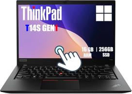 „Lenovo ThinkPad T14s“ 1-osios kartos verslo nešiojamasis kompiuteris su jutikliniu ekranu, 14 colių FHD (1920 x 1080), „Intel Core i5-10310U“, 16GB RAM, 256GB SSD, QWERTY klaviatūra, „Windows 11 Pro“ (atnaujintas)