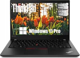 „Lenovo ThinkPad T490“ verslo nešiojamasis kompiuteris, 14 colių HD ekranas (1366 x 768), „Intel Core i5-8265U“ procesorius, 16GB RAM, 512GB SSD, QWERTY klaviatūra, „Windows 11 Pro“ (atnaujintas)