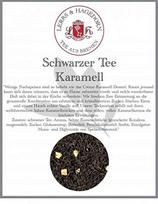 „Lerbs & Hagedorn“, juodoji arbata su karamele, sodrus saldus karamelės aromatas, 1 kg (maždaug 81 litras) su grietinėlės karamelės gabalėliais