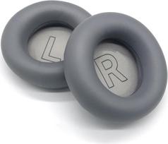 „Levigo“ baltymų odos ausinių keitimo kvėpuojančios ausų pagalvėlės, suderinamos su „B&O Beoplay H4“ belaidėmis ausinėmis, ausinių remonto detalės, minkštos „Memory Sponge“ ausų pagalvėlės, pilkos spalvos