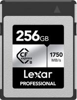 „Lexar Professional“ 256GB „CFexpress“ kortelė, B tipo „CFe“ kortelė, skaitymo greitis iki 1750MB/s, su „PCIe Gen3x2“, suderinama su DSLR fotoaparatais, atgal suderinama su „XQD“ fotoaparatais
