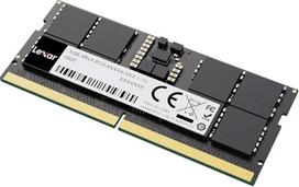 „Lexar“ SODIMM 8GB DDR5 RAM 5600 MHz CL46, 262 kontaktų nešiojamojo kompiuterio RAM, aukštos kokybės nešiojamojo kompiuterio atmintis DRAM SO-DIMM, skirta nešiojamiesiems kompiuteriams / „All-in-One“ tipo „Intel NUC“ mini-kompiuteriams, AI, 1,1 V, CL46-4
