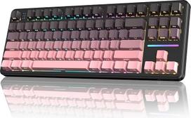 „LexonElec X Attack Shark X87“ belaidė žaidimų klaviatūra, trys veikimo režimai: „Bluetooth“, 2,4 GHz ir laidinis, galimybė keisti klavišus neatsijungiant, linijiniai jungikliai, šoniniai spausdinti PBT klavišų dangteliai, sandari konstrukcija, RGB klavia