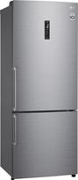 „LG GBB567PZCMB“ kombinuotas šaldytuvas, „Total No Frost“ sistema, 462 l, plotis 70 cm, „Wi-Fi“, „Door & Linear Cooling“ sistema, „Fresh Balancer“ funkcija, išorinis ekranas, „Smart Inverter“ kompresorius, nerūdijantis plienas