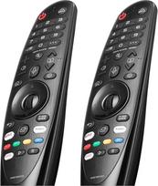 „LG Magic Remote“ MR19BA/MR20GA pakaitalas su žymekliu ir balso valdymo funkcija. Universalus nuotolinio valdymo pultas, suderinamas su daugeliu „LG Smart TV“ modelių. „Netflix“ ir „Prime Video“ sparčiosios klavišai, „Google“/„Alexa“ (2 vnt. rinkinys)