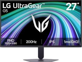 „LG Ultragear™ 27G523B-B“ 27 colių „Full HD“ IPS žaidimų monitorius, 200 Hz, HDR10, „AMD FreeSync Premium“, 2 HDMI 2.0 jungtys, 1 „DisplayPort 1.4“ jungtis, juodos spalvos