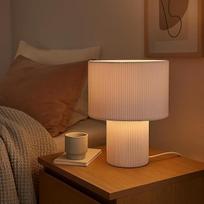 „Lightbox“ stalo lempa, retro lempa iš vintage velveto audinio, smėlio spalvos / senosios rožinės spalvos | Retro lempa iš vintage velveto audinio, senosios rožinės spalvos, 70-ųjų metų stalo lempa su E27 LED lizdu, maža dekoratyvinė lempa, skirta