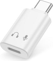 „Lightning“ į USB-C adapteris su garso išėjimu ausinėms, USB-C „patinas“ į „patelė“ ausinių keitiklis, palaikantis įkrovimą, garso perdavimą ir mikrofonus, skirtas „iPhone 17“, „17 Pro“, „16“, „16 Plus“, „16 Pro Max“, „15“, „15 Pro Max“ ir „iPad“