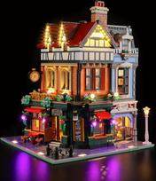 „Lighttailing“ LED lempa, skirta „Lego“ rinkiniui „10350“ – kampinis namas Tjudorų stiliaus | LED apšvietimo rinkinys, lengvas montavimas, paslėpti laidai. Modelis į komplektą neįeina.