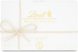 „Lindt“ šokoladas – „Hochfein“ šokoladai | Pralinų dėžutė su 12 šokoladukų, 7 skanių rūšių, su alkoholiu ir be jo | Šokoladinė dovana | Šokoladinė dovana, 120 g (1 vnt. pakuotė)