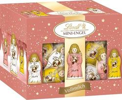 „Lindt“ šokoladas, „Mini Angel Box“, 200 g, 20 „Mini Angels“ figūrėlių, pagamintų iš aukščiausios kokybės Alpių pieno šokolado, šventinė šokoladinė dovana Kalėdoms visai šeimai
