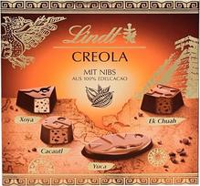 „Lindt“ šokoladiniai „Creola“ pralinė, 100 g dėžutė, šokoladinių saldainių dovanų rinkinys
