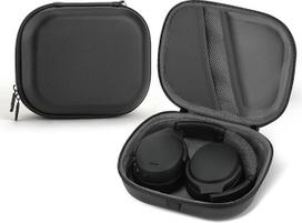 „Linkidea“ ausinių dėklas, suderinamas su „Bose QC Ultra“, „Sennheiser PXC 550-II“, „Logitech H820e“; atsarginis kietasis kelioninis dėklas su vieta laidui ir įkrovikliui (juodas)