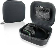 „Linkidea“ ausinių dėklas, suderinamas su „Skullcandy SLYR Pro“, „Sony PS5“ ir „Turtle Beach Ear Force“ žaidimų ausinėmis. Apsauginis kietas dėklas-kelioninis krepšys su vieta laidams ir įkrovikliui (pilkos spalvos)