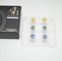 „Linsoul Tangzu Tang Sancai“ plačios angos silikoninės ausų įdėklai, skirti ausinėms, atsarginiai ausų įdėklų antgaliai (L, 3 poros)