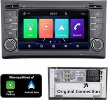„Linux“ automobilių radijas, skirtas „Audi A4“, „S4“ ir „RS4“ (2003–2012 m.) | Specialus jungimas, belaidis „CarPlay“ / „Android Auto“, „Bluetooth“ / FM / AM / RDS / USB, „HiFi“ 100 W