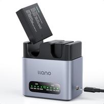 „llano“ rinkinys, kurį sudaro 2 LP-E17 baterijos ir 20 W greitojo įkrovimo įrenginys su 2 lizdais, pagamintas naudojant CNC technologiją
