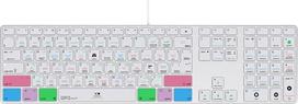 „Logic Pro X“ sparčiųjų klavišų silikoninis klaviatūros dėklas, skirtas „iMac G6“ aliumininei klaviatūrai MB110B/B (A1243) su skaitmenų klaviatūra, ES/JAV versija