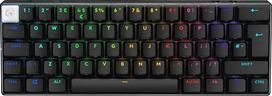 „Logitech G PRO X 60 LIGHTSPEED“ belaidė žaidimų klaviatūra su QWERTY klavišų išdėstymu (Jungtinės Karalystės anglų kalba), juoda