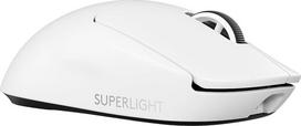 „Logitech G PRO X SUPERLIGHT 2 LIGHTSPEED“ belaidė žaidimų pelė, lengva, 60 g, 8K atnaujinimo dažnis, „LIGHTFORCE“ hibridinis jungiklis, „HERO 2“ jutiklis, 44K DPI, 5 programuojami mygtukai, USB-C, PC/Mac, balta | Skirta PC/Mac, 60 g profesionalaus lygio