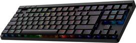 „Logitech G“ G515 „LIGHTSPEED TKL“ belaidė plokščia žaidimų klaviatūra