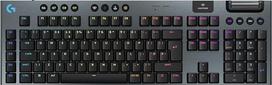 „Logitech G“ G915 X „Lightspeed“ žemos profilio žaidimų klaviatūra – anglų kalbos QWERTY išdėstymas – balta