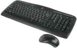 „Logitech MK330“ belaidžio klaviatūros ir pelės rinkinys, 2,4 GHz ryšys per USB „Unifying“ imtuvą, 4 programuojami „G“ klavišai, baterijos veikimo trukmė – nuo 12 iki 24 mėnesių, skirtas stacionariam kompiuteriui / nešiojamajam kompiuteriui, belgų AZERTY