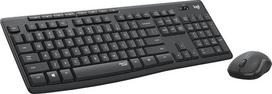 „Logitech MK295“ belaidis klaviatūros ir pelės rinkinys su „Silent Touch“ technologija, sparčiųjų klavišų mygtukais, optiniu sekimu, „nano“ USB imtuvu, belaidžiu ryšiu be vėlavimo, NL QWERTY klavišų išdėstymu – juodos spalvos