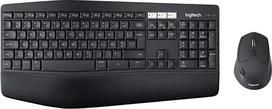 „Logitech MK850“ belaidžio klaviatūros ir „Performance“ pelės rinkinys, „Bluetooth“ ir 2,4 GHz ryšys per USB imtuvą, suderinamas su keliais įrenginiais, baterijos veikimo trukmė – nuo 24 iki 36 mėnesių, delno atrama, belgų AZERTY klavišų išdėstymas
