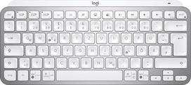 „Logitech MX Keys Mini“ belaidė klaviatūra, kompaktiška, su „Bluetooth“, apšviesta, su USB-C jungtimi, suderinama su „Apple macOS“, „iOS“, „Windows“, „Linux“, „Android“, metalinis korpusas – šviesiai pilka | Kompaktiška, „Bluetooth“, apšviesta, USB-C, „Ma