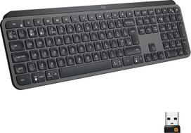 „Logitech MX Keys“ belaidė klaviatūra, „Bluetooth“ ir USB imtuvas, USB-C jungtis, 5 mėnesių baterijos veikimo trukmė, „Easy-Switch“ funkcija, klavišų apšvietimas, skirta PC / Mac, prancūziškas AZERTY klavišų išdėstymas – juoda