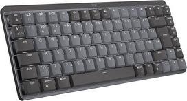 „Logitech MX Mechanical Mini“ belaidė apšviesta klaviatūra su mechaniniais jungikliais, apšvietimu, „Bluetooth“, USB-C, suderinama su „macOS“, „Windows“, „Linux“, „iOS“, „Android“, „Metal“ – grafito spalvos