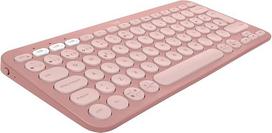 „Logitech Pebble Keys 2 K380s“ – rožinė, QWERTY (JK) klaviatūros išdėstymas