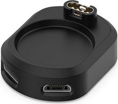 „LOKEKE“ USB-C įkroviklio stovas, skirtas „Garmin Forerunner 265“ – nešiojamas atsarginis USB-C / Micro USB-B įkroviklis ir įkrovimo stotis, skirtas „Garmin Forerunner 265“ / 265S / 965 / 955