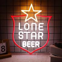 „Lone Star“ neono iškabos sienų dekoravimui; neono šviestuvai miegamajam; LED iškabos, tinkamos vyrų poilsio kambariui, barui, kavinei, restoranui; Kalėdų, gimtadienio šventės dovana; meno kūrinys; 5 V