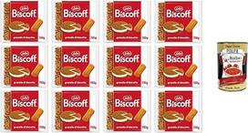 „Lotus Biscoff Granella Biscotto“ dekoratyviniai pabarstukai tortams, vafliams, ledams ir desertams, pasižymintys išskirtiniu ir traškiu skoniu, 12 x 750 g + „Italian Gourmet Polpa“ 400 g