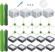 „Loveco“ atsarginės dalys, skirtos „iRobot Roomba“ I serijos modeliams i1+, i3+, i4+, i5+, i6+, i7+, i8+ ir J serijos modeliams J5+, J6+, J7+, J8+, J9+ (neskirtos „Combo J7+/J9“ modeliams) 2 komplektai guminių šepetėlių, 10 filtrų, 10 šoninių šepetėlių, 4