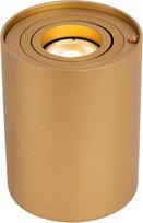 „LUCIDE Tube“ – stalinis šviestuvas – skersmuo 9,6 cm – 3 pakopų LED apšvietimo reguliavimas – GU10-1x5 W 2700 K – matinis auksas/varis