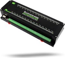 „LUCKFOX“ 30 kanalų „Modbus POE“ Ethernet relės modulis | Pramoninis korpusas, skirtas montavimui ant bėgių