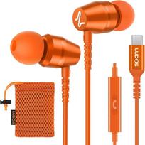 „LUDOS OMNITONE“ USB-C ausinės, 5 metų garantija, skirtos „iPhone 17“, „16“, „15 Pro Max“, „Plus“, „Air“, „Samsung Galaxy S24“, „S23 Ultra“, „S22“, „S21 FE“, „S20“, „A53“, „A54“; USB-C ausinės su mikrofonu, įdedamos į ausį, su laidu, skirtos „iPad“