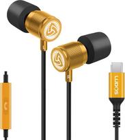 „LUDOS Ultra“ USB-C ausinės, 5 metų garantija, skirta „iPhone 17“, „16“, „15 Pro Max“, „Plus“, „Samsung Galaxy S24“, „S23 Ultra“, „S22“, „S21 FE“, „S20“, „A53“, „A54“, USB C tipo ausinės su mikrofonu, į ausį įdedamos su laidu, skirtos „iPad Pro 2022“